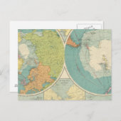 Polarregionen Postkarte (Vorne/Hinten)