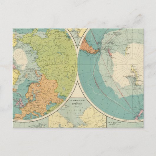 Polarregionen Postkarte (Vorderseite)