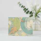 Polarregionen Postkarte (Stehend Vorderseite)
