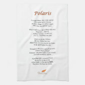 Polarstern-Gedicht auf Geschirrtuch (Vertikal)