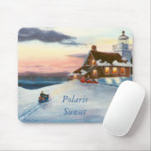 Polarstern-Sonnenuntergang Mousepad (Mit Mouse)