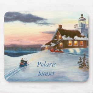 Polarstern-Sonnenuntergang Mousepad