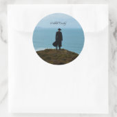 Poldark Country Foto Cornwall England Runder Aufkleber (Tasche)