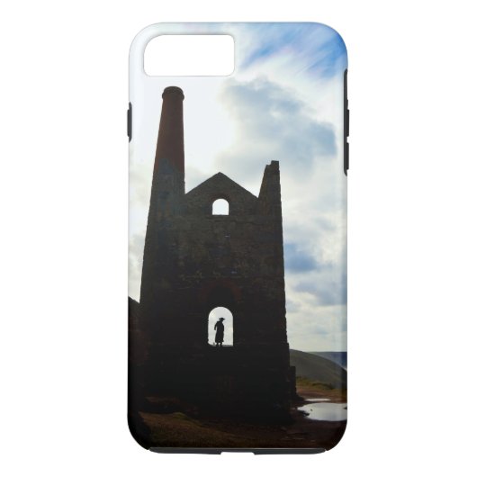 Poldark Land-Bergwerk ruiniert Cornwall England Case-Mate iPhone Hülle (Rückseite)
