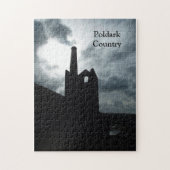 Poldark Land Wheal Coates Bergwerk Cornwall Puzzle (Vertikal)