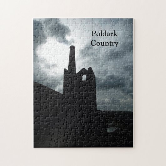 Poldark Land Wheal Coates Bergwerk Cornwall Puzzle (Vertikal)