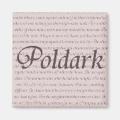 Poldark Zitat Magnet (Vorne)