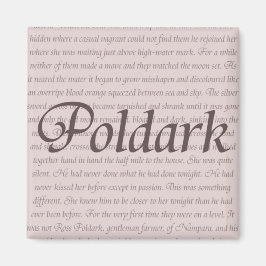 Poldark Zitat Magnet
