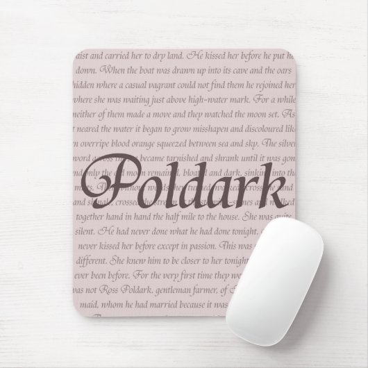 Poldark Zitat Mousepad (Mit Mouse)