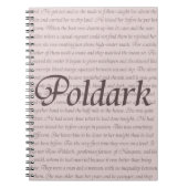 Poldark Zitat Notizblock (Vorderseite)