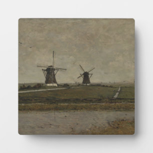 Polder mit Mills bei Overschie Fotoplatte