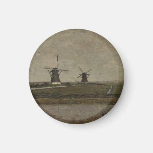 Polder mit Mills bei Overschie Magnet (Vorne)