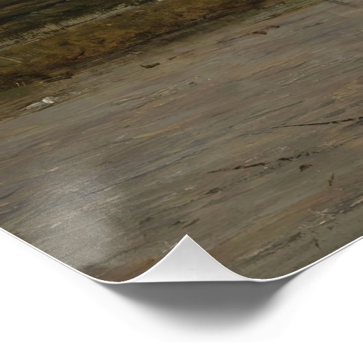 Polder mit Mills bei Overschie Poster (Ecke)