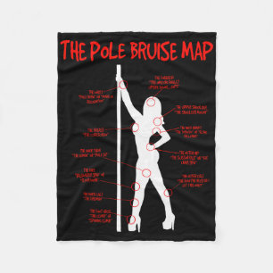 Pole Bruise Wear Dance Outfit Tanzkleidung Fitness Fleecedecke