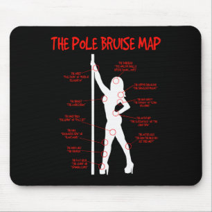Pole Bruise Wear Dance Outfit Tanzkleidung Fitness Mousepad