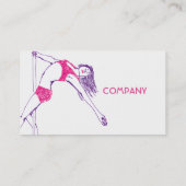 pole danse BUSINESS CARD Visitenkarte (Rückseite)