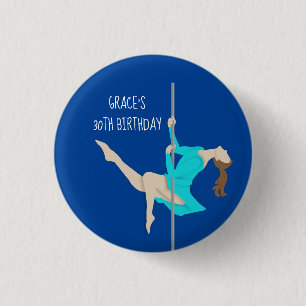 Pole Fitness Button