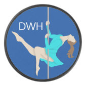 Pole Fitness Eishockey Puck (Vorderseite)