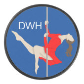 Pole Fitness Eishockey Puck (Vorderseite)