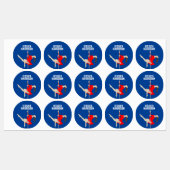 Pole Fitness Etiketten (Blatt)