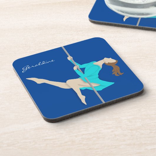 Pole Fitness Getränkeuntersetzer (Linke Seite)