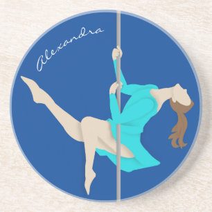 Pole Fitness Getränkeuntersetzer