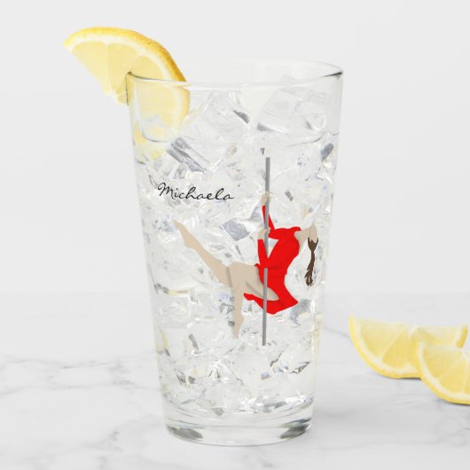 Pole Fitness Glas (Vorderseite Ice)