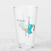 Pole Fitness Glas (Rückseite)