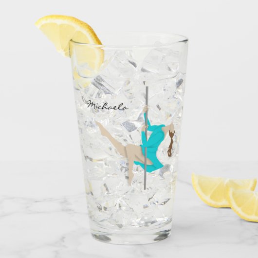 Pole Fitness Glas (Vorderseite Ice)