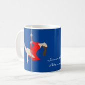 Pole Fitness Kaffeetasse (Vorderseite Links)