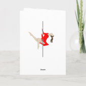 Pole Fitness Karte (Rückseite)