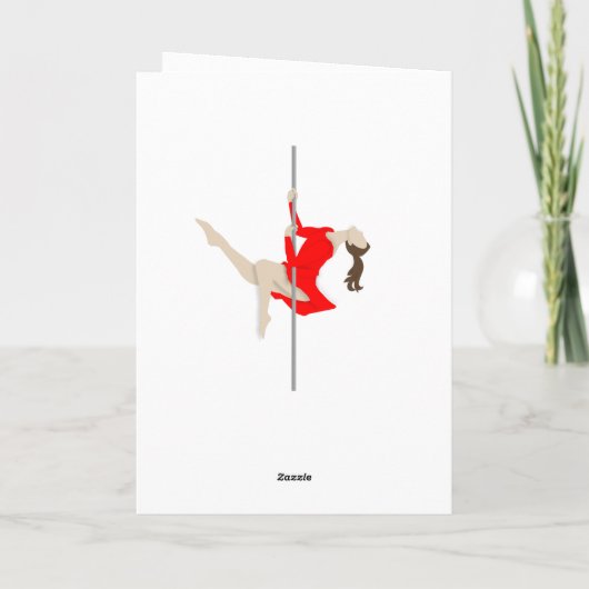 Pole Fitness Karte (Rückseite)