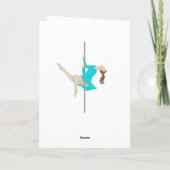 Pole Fitness Karte (Rückseite)