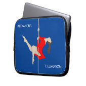 Pole Fitness Laptopschutzhülle (Vorderseite Links)