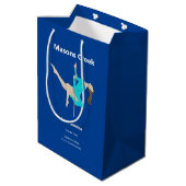 Pole Fitness Mittlere Geschenktüte (Rückseite Schrägansicht)
