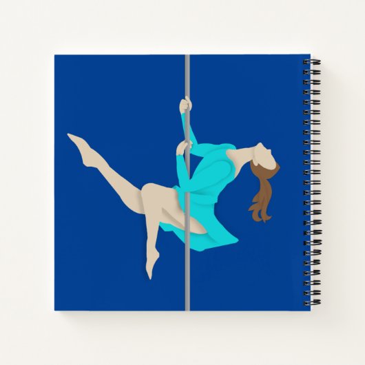 Pole Fitness Notizblock (Rückseite)