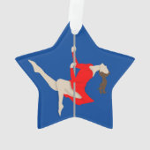 Pole Fitness Ornament (Rückseite)