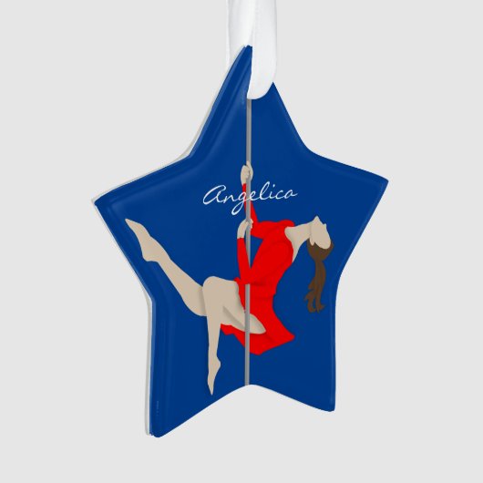 Pole Fitness Ornament (Vorderseite)