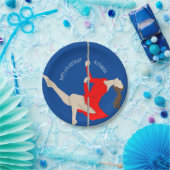 Pole Fitness Pappteller (Party)