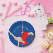 Pole Fitness Pappteller (Party)