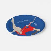 Pole Fitness Pappteller (Schrägansicht)