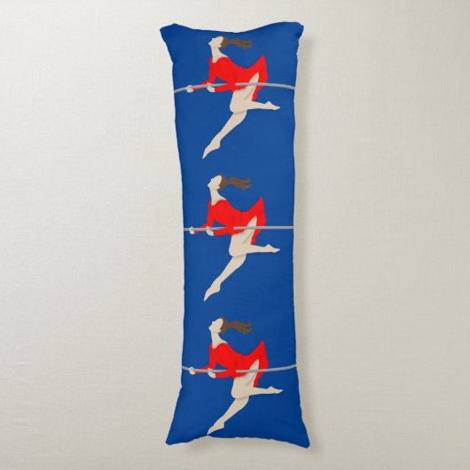 Pole Fitness Seitenschläferkissen (Vorderseite Vertikal)