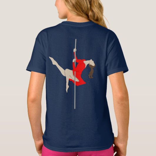 Pole Fitness T-Shirt (Rückseite)