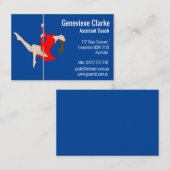 Pole Fitness Visitenkarte (Vorne/Hinten)