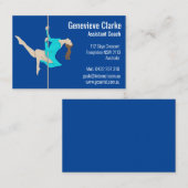 Pole Fitness Visitenkarte (Vorne/Hinten)