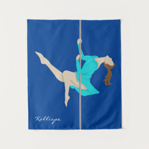 Pole Fitness Wandteppich