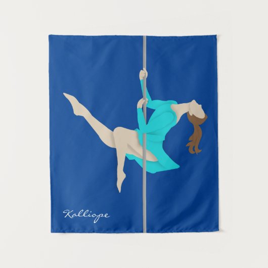 Pole Fitness Wandteppich (Vorderseite)