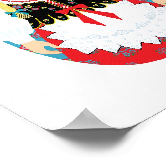 Pole Matryoshka Poster (Ecke)