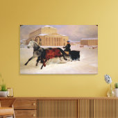 Pole Pair mit einem Trace Pferd in Bolschoi Leinwanddruck (Insitu (Wohnzimmer))