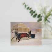 Pole Pair mit einem Trace Pferd in Bolschoi Postkarte (Stehend Vorderseite)